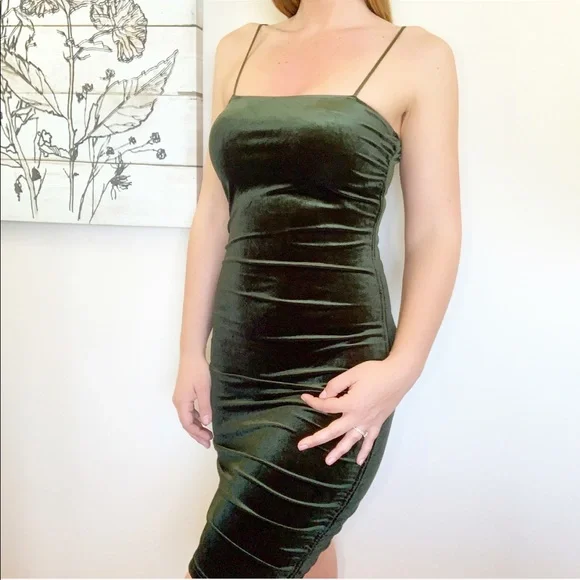Skylar + Madison | Dresses | Skylar Madison Velour Velvet Cami Mini Dress |  Poshmark